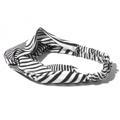 fashion women striped headband girls bright hair bands